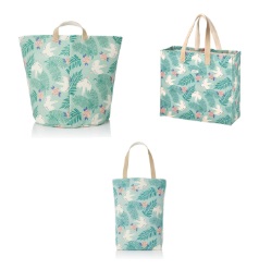 11/26(水)までSale★polku／ポルク タートルドーブスキャンバス　 ランドリーバッグ/ビッグトートバッグ/トートバッグ　3個入り 545015700・545015600・545015500