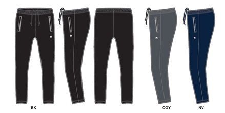 【FILA】フィラ　メンズ/レディース　ブリスターメッシュ　ロングパンツ　全3色アソート　20枚入り 785330・795330