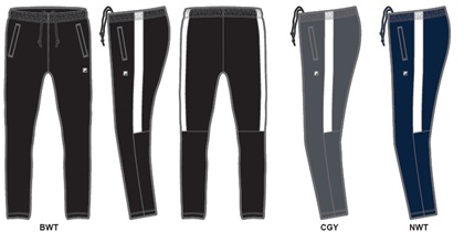 【FILA】フィラ　メンズ/レディース　裏起毛ブリスター　ロングパンツ　全3色アソート　20枚入り 785331・795331