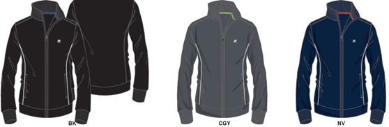 【FILA】フィラ　メンズ/レディース　ブリスターメッシュ　ジャケット　全3色アソート　20枚入り 785433・795433