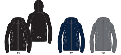 【FILA】フィラ　レディース　ライトトリップ×フリースパーカー　全3色アソート　20枚入り 795434