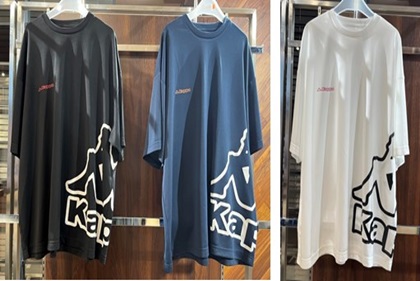 納期来年の2月～出荷です！【 Kappa】カッパ　メンズ　オーバーサイズ　半袖Tシャツ　全3色アソート　20枚入り 215315