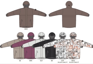【OP】オーシャンパシフィック　スノージャケット　全7色アソート　12枚入り 545300