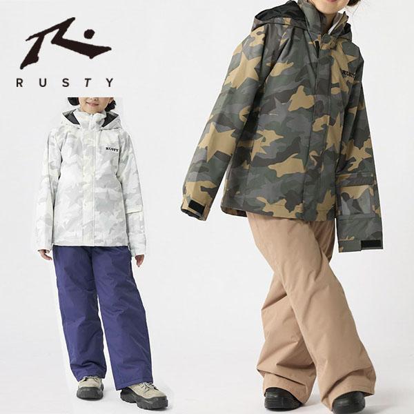【RUSTY】ラスティ　キッズ　スノーウェア　上下セット　全3色アソート　12枚入り 943800