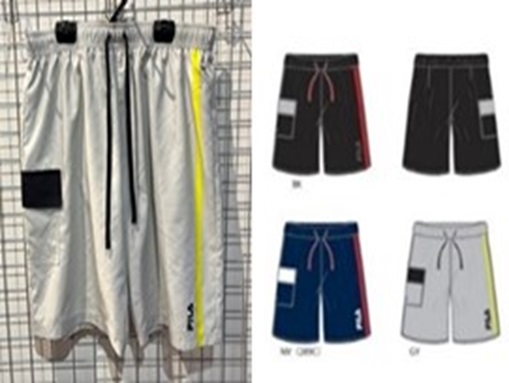 納期来年の2月～出荷です！【FILA】フィラ　メンズ　水陸両用　トランクス　水着　全3色アソート　20枚入り 425200