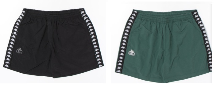 納期来年の2月～出荷です！【Kappa】カッパ　メンズ ナイロンショートパンツ　全2色アソート　20枚入り 215387