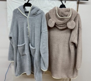 ファー起毛アニマル耳ジャケット　12枚入り 1003456361