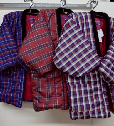 婦人/紳士　先染格子袢天　普通/大判　12枚入り 1003457431・1003457411・1003457401