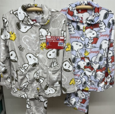 婦人　ディズニー/スヌーピー　フランネルパジャマ　16枚入り 1003538481・1003456751