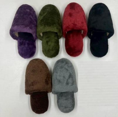 【裏ボア付き】ボアスリッパ(無地)　60足入り 1003597991