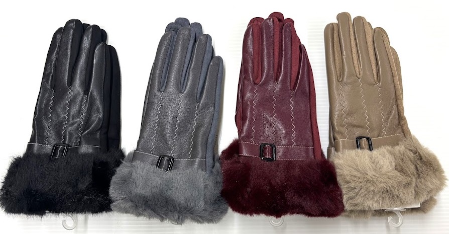 婦人　ベルトファー付手袋　12双入り 1003780191