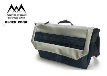 NORTHPOLE 　ブラックピーク 　 メッセンジャーバッグ　　グレー　1個から購入可能！ 12-6719