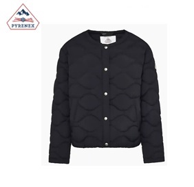 【Pyrenex】ピレネックス 　レディース　NACRE　ダウンジャケット　 ショート丈　ブラック　1枚から購入可能！ HWY012P