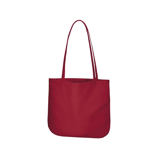 あけおめセールの先行販売！【アウトレット】厚手コットンラウンドボトムバッグ　Mサイズ　ワインレッドのみ　100個セットが9セット限定！