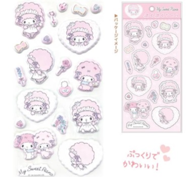 マイスウィートピアノ　ぷくぷくシール　144枚入り NP-19-01