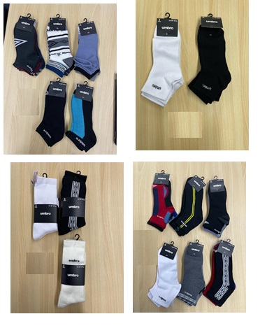 紳士　ＵＭＢＲＯ　クルー/ショート/スニーカー/ショート刺繍　ソックス　3P　30～45個入り 1003880221・1003880201・1003880231・1003880211