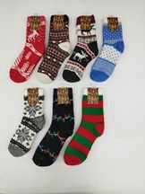 婦人　二重編みソックス（柄込み）　100足入り 1003632281