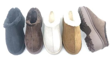 レディース　ムートンブーツ　ワンヒール　　全3色アソート　10足入り 29930