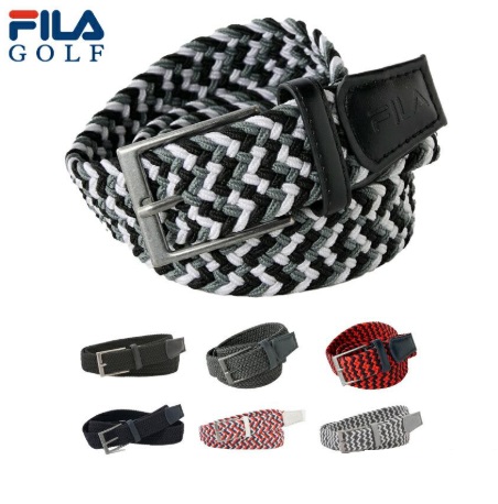 【FILA GOLF】フィラ　ゴルフ　メンズ　メッシュベル　伸縮ゴム編み　　全6色アソート　20個入り 743951