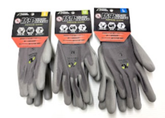 防虫ウレタン背抜き手袋　18双入り 1003463151