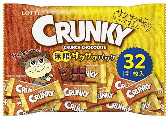 ロッテ　クランキー 無限サクサクパック　200個入り 4903333267811