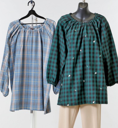 【通販処分品】先染ギャザースモック　30枚入り 1003470441