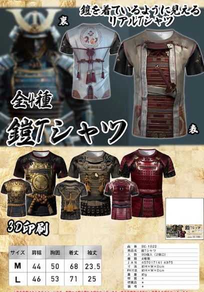 鎧Ｔシャツ/肉フェイクTシャツ　72枚～80枚入 BE-1822・BE-1820