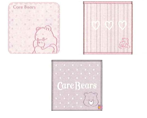 ケアベア　ケアベアハート/パウダーシュガー/パステルドットフェイス　タオル　30枚入 5545002300・5545002100・5545001800