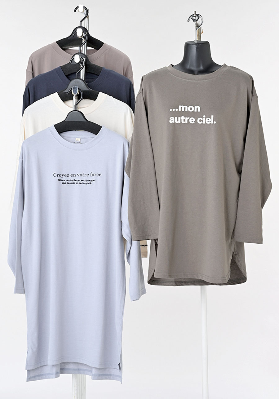 【BRI】長袖HappyTシャツ　12枚入り  1003832111