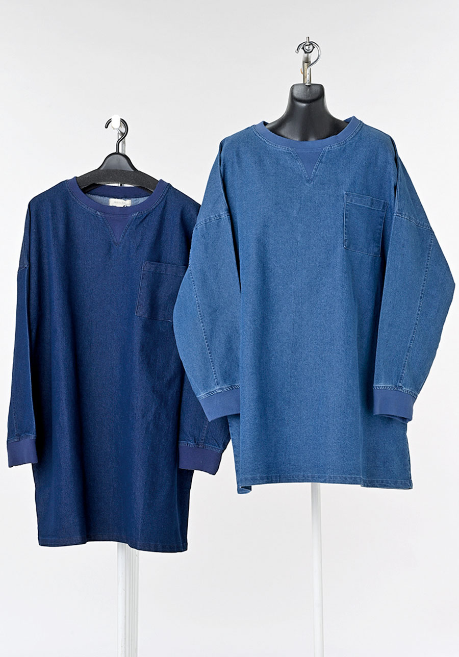 【BRI】長袖ストレッチデニムシャツTN  100383212