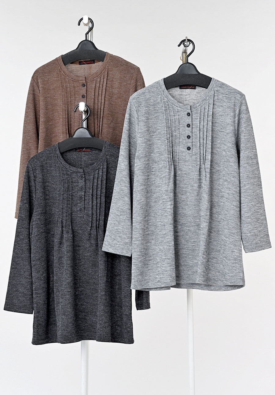 両面ピンタックチュニック　12枚入り  1003838881