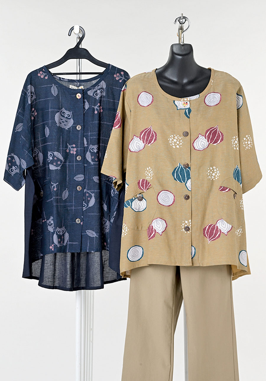 はんなり　レーヨンTブラウス　10枚入り  1003843231