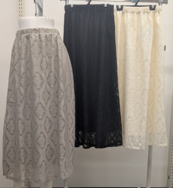 処分価格！【CHO】婦人　レーススカート　12枚入 1003461141