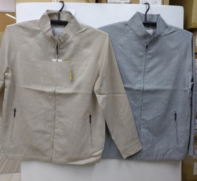 【残りわずか】紳士　エステルスラブ麻タッチブルゾン　　16枚入 1003608211