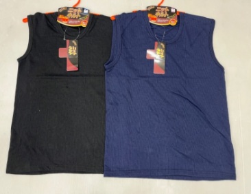 【残りわずか】紳士 綿混ストライプキルトベスト　30枚入 1002851821