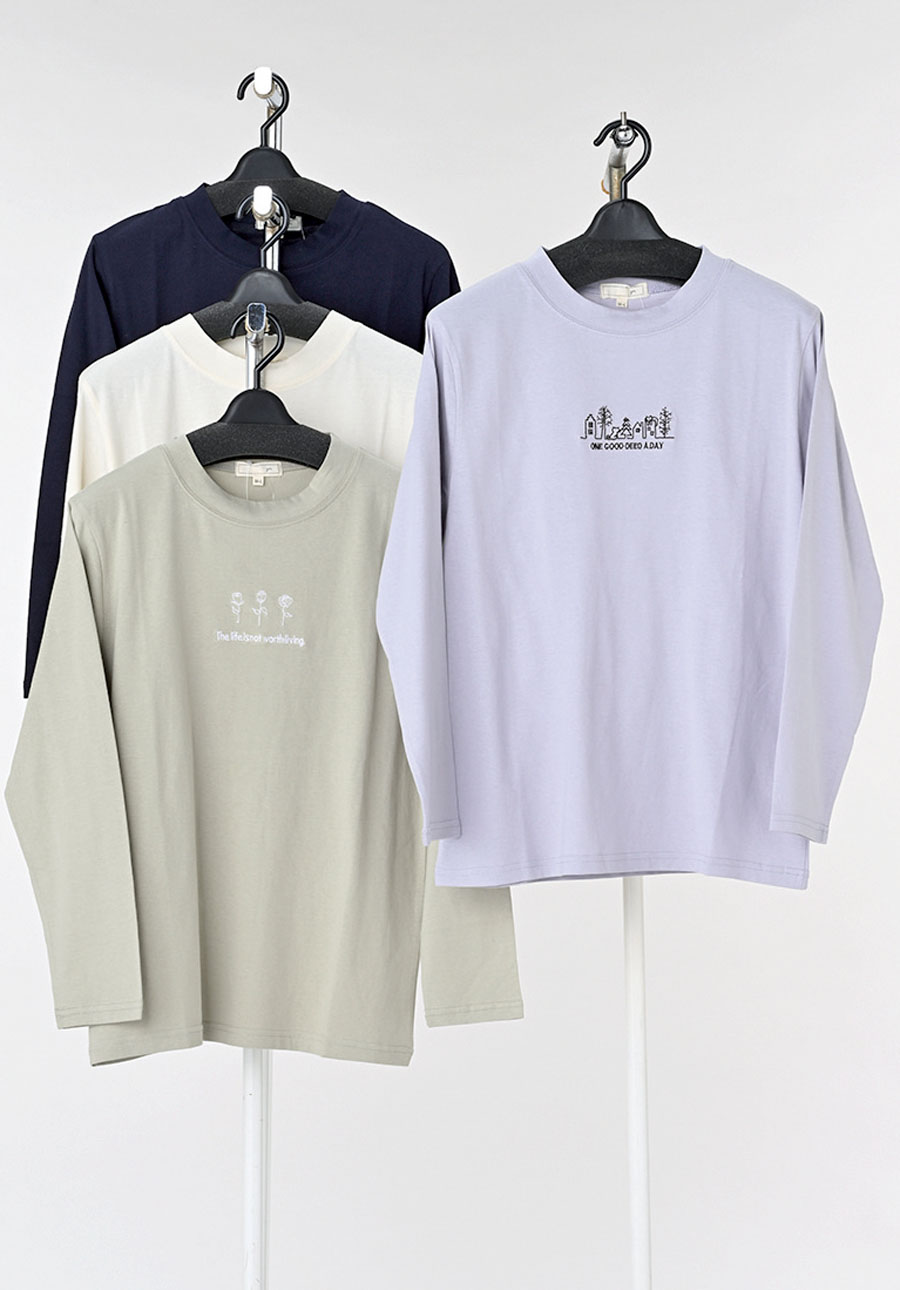 婦人　長袖　3種　15枚入  1003829241・1003829231・1003829221