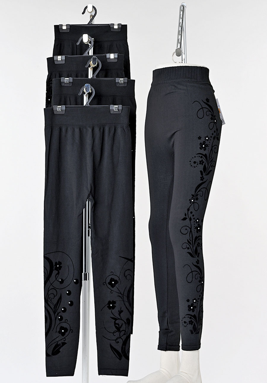 婦人　綿混のびのびレギンス　4種　30枚入  1003837441・1003837431・1003837421・1003837401