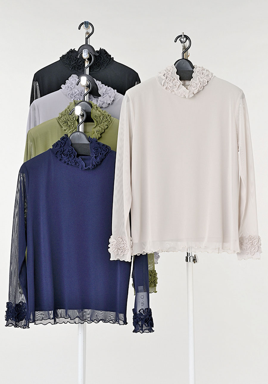 婦人　フリル付き　プルオーバー　6枚入  1003829291