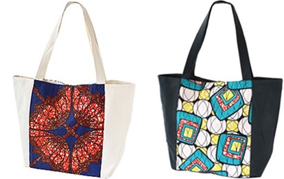 ビッグトート　アフリカプリント　全5種アソート　30個入 11723550470・11723550471・11723550472・11723550473・11723550474