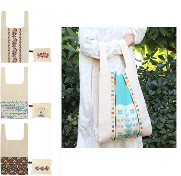 マルシェバッグ フォークロアモチーフ 　S　全3種アソート　30個入 4573279380679・4573279380686・4573279380693