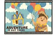 カールじいさんの空飛ぶ家　カラフルフィルム　マイヤーひざ掛け　36枚入 2245034000