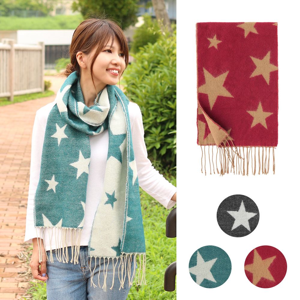 ストール/ショール　 マルチスター　全3色アソート　30枚入 4560172111455・4560172111462・4560172111479  4560172111424・4560172111431・4560172111448