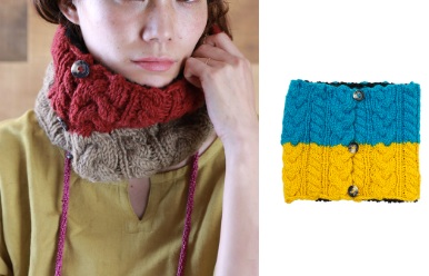 ネックウォーマー ツートーン　15枚入 4582176404678