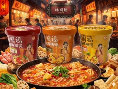 楊国福マーラータン　番茄味/麻辣味/酸辣味　54個入 6973175410773・6973175410797・6973175410780