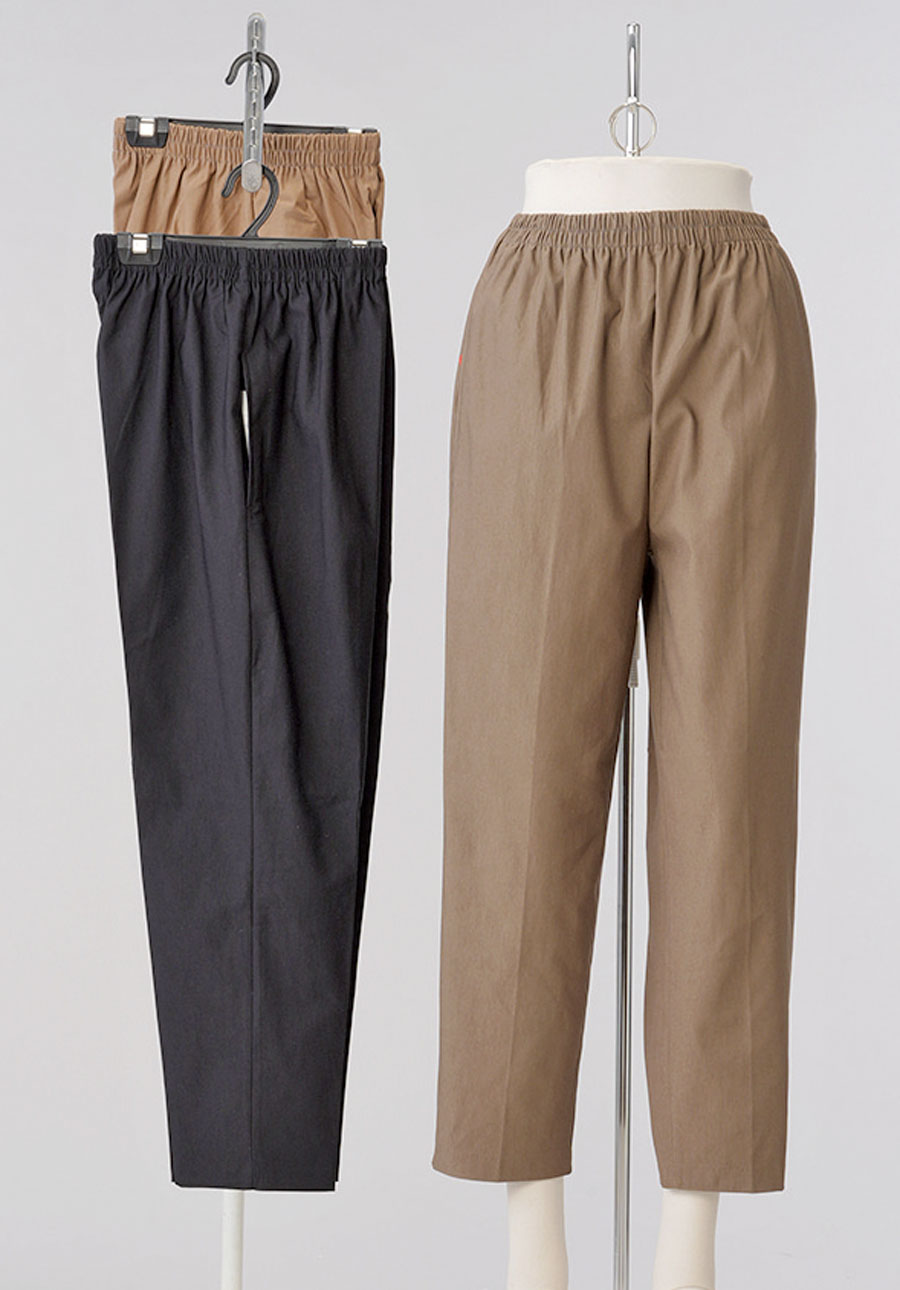 婦人　綿レーヨンストレッチ裏起毛フリーパンツ　15枚入  1003784271