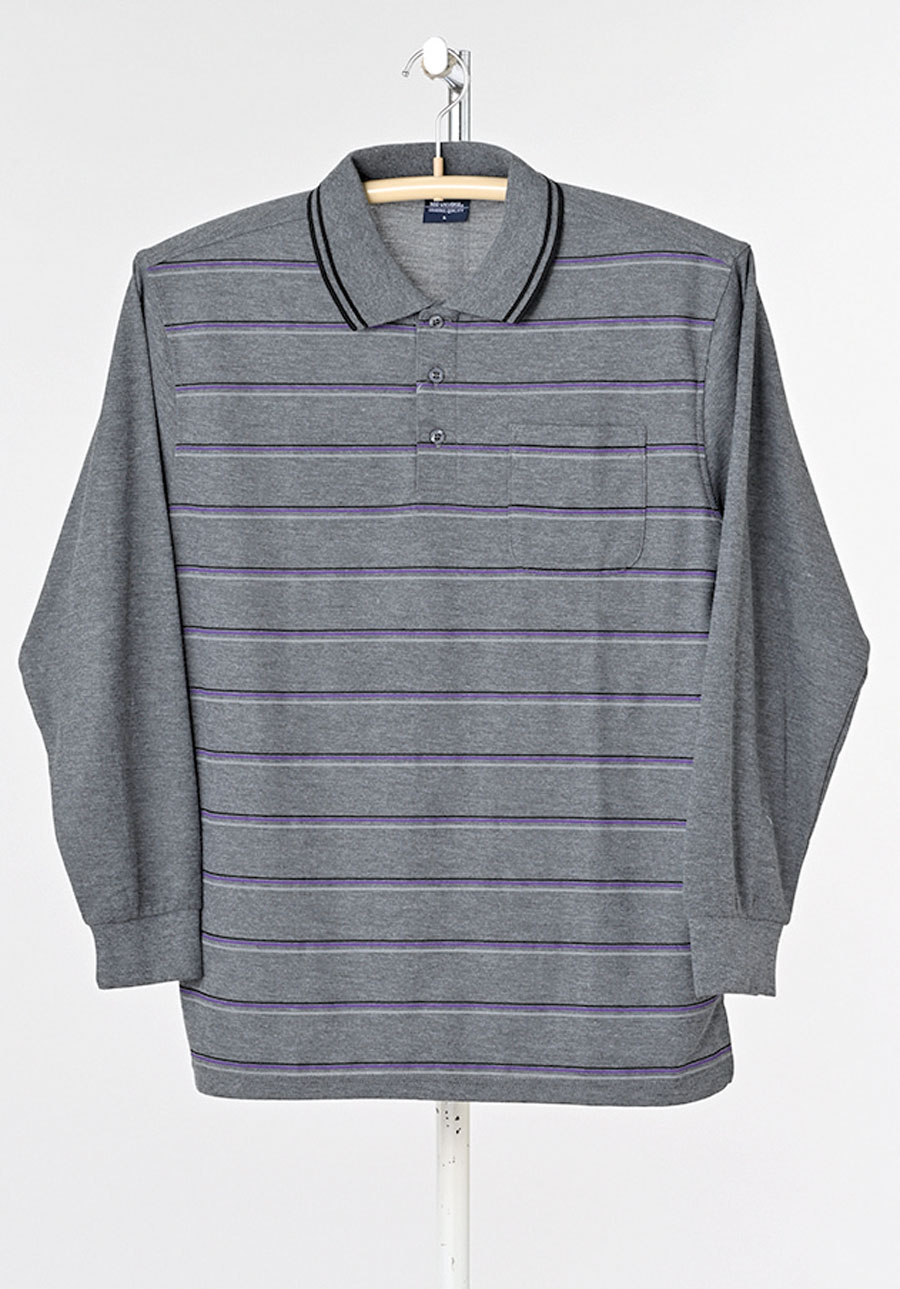 メンズ　長袖　大寸ポロシャツ　16枚入　2種