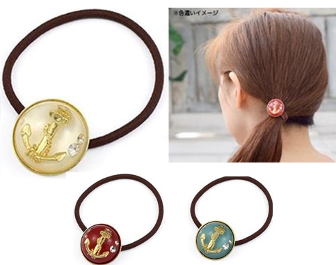 ヘアゴム　アンカーリアン　全3色アソート　30個入 129316520004・129316520005・129316520006