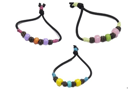 ヘアバンド　ビーンズ　全3色アソート　30個入 54108014・54108017・54108018