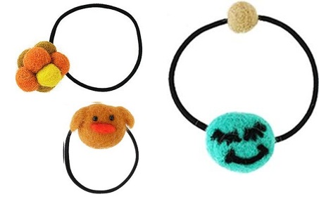 ヘアゴム　全3種アソート　30個入 17716620017・65779739・17716620012