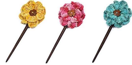 かんざし　ぼたん　全3色アソート　30個入 515728082・515728084・515728087